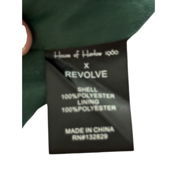 House of Harlow 1960 X Revolve Women's Green Dominique Jumpsuit Size Medium - Picture 7 of 12
